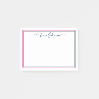 Klassieke gepersonaliseerde Post-it Nota's | Navy Post-it® Notes