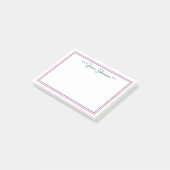 Klassieke gepersonaliseerde Post-it Nota's | Navy Post-it® Notes (Schuin)