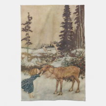 Klassieke Gerda en de Rendieren van Edmund Dulac