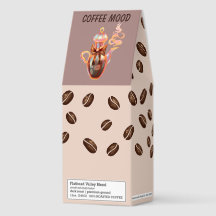 Klassieke geroosterde koffie zakelijke promotie ca