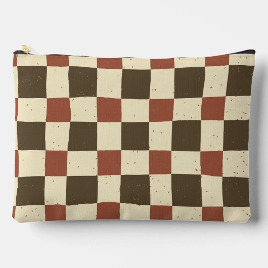 Klassieke geruite achtergrond Kleuren van gedroogd Etui (Voorkant)