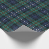 Klassieke geruite clan Robertson Green Tartan Cadeaupapier (Hoek)