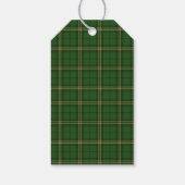 Klassieke geruite Kerstmis Sfeervol -  Cadeaulabel (Achterkant)