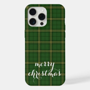Klassieke geruite Merry Christmas Festive - iPhone 15 Pro Max Case