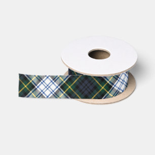 Klassieke geruite rustieke clan Gordon Tartan Satijnen Lint
