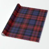 Klassieke geruite rustieke vakantie Tartan Cadeaupapier (Uitgerold)