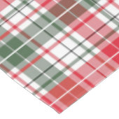 Klassieke geruite winter rood, groen tafelkleed (Gekanteld)