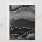 Klassieke gescheiden ouders Gouden bruiloft uitnod Kaart (Achterkant)