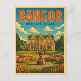 Klassieke geschenken en souvenirs uit Bangor Noord Briefkaart