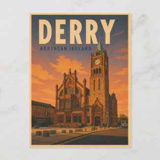 Klassieke geschenken en souvenirs uit Derry Noord- Briefkaart