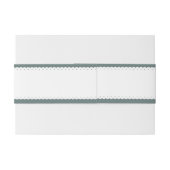 Klassieke geschulpte rand bruiloft uitnodigingen wikkel (Achterkant Voorbeeld)