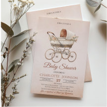 Klassieke Geslachtsneutrale Baby Shower in Vintage