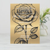 Klassieke gesplitste ouders huwelijksuitnodigingen kaart (Staand voorkant)