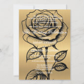 Klassieke gesplitste ouders huwelijksuitnodigingen kaart (Voorkant)