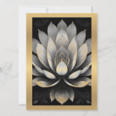 Klassieke gesplitste ouders huwelijksuitnodigingen kaart (Achterkant)