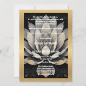 Klassieke gesplitste ouders huwelijksuitnodigingen kaart (Voorkant)