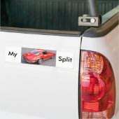 Klassieke gesplitste vensterkaarten bumpersticker (Op Truck)