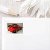 Klassieke gesplitste vensterkaarten etiket (Insitu)