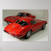 Klassieke gesplitste vensterkaarten poster (Voorkant)