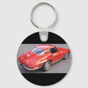 Klassieke gesplitste vensterkaarten sleutelhanger
