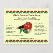 Klassieke geurspasta Saus 4,5 x 5,6-inch flyer (Voorkant)