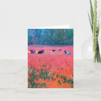 Klassieke gevouwen notitiekaart