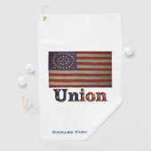 Klassieke Geweldige Vlag van de Burgeroorlog-unie Golfhanddoek (Insitu)
