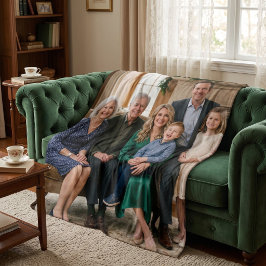 Klassieke gezelfdeken met Sherpa-vulling en famili Sherpa Deken