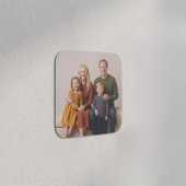 Klassieke gezelschap foto vierkante sticker