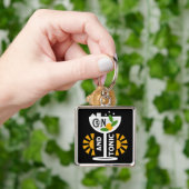 Klassieke Gin En Tonic Kunst Sleutelhanger (Hand)