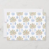 Klassieke Ginger Jar Stationery | van de bureau va Notitiekaartje (Achterkant)