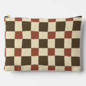 Klassieke gingham achtergrond Gedroogd blad kleure Etui (Voorkant)