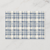 Klassieke Gingham Baby Luiers Raffle Bijlage (Achterkant)