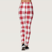 Klassieke Gingham Gecontkered Style-Leggings Leggings (Achterkant)