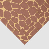 Klassieke Giraffe Dier Decoupage met Vette Bruine Tissuepapier (Detail)