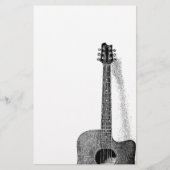 Klassieke Gitaar Briefpapier (Voorkant)