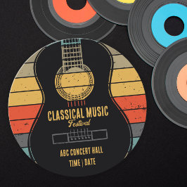 Klassieke gitaar festival naam kaart