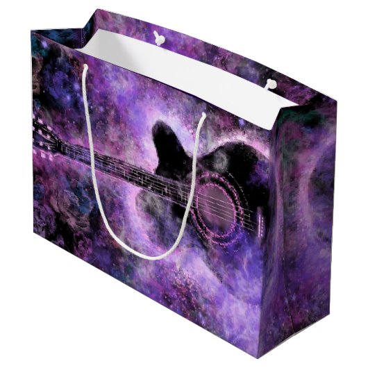 Klassieke Gitaar Gift Bag Groot Cadeauzakje (Achterkant Gekanteld)