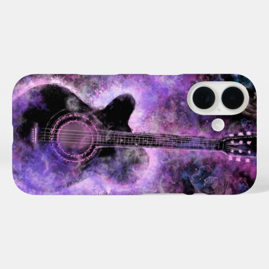 Klassieke Gitaar iPhone Case (Achterkant (horizontaal))