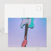 Klassieke gitaar kunstwerken briefkaart (Voorkant / Achterkant)