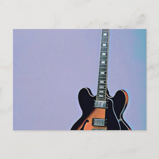 Klassieke gitaar kunstwerken briefkaart (Voorkant)