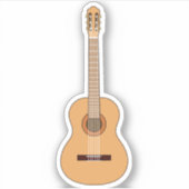 Klassieke gitaar! sticker (Voorkant)