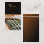 Klassieke gitaar visitekaartje (Voorkant / Achterkant)