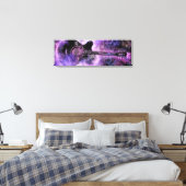 Klassieke gitaardoekprint canvas afdruk (Insitu (Slaapkamer))