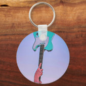Klassieke gitaarkunst sleutelhanger (Voorkant)
