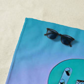 Klassieke gitaarkunst strandlaken (In situ)