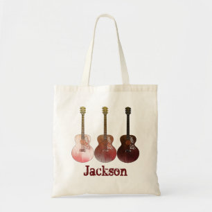 Klassieke  gitaarnaam Jackson Music Tote Bag