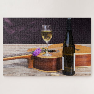 klassieke gitaarpuzzel legpuzzel