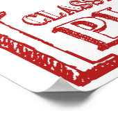 Klassieke gitaarspeler poster (Hoek)