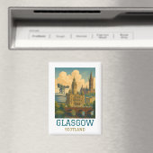 Klassieke Glasgow Schotland Reizen Magneet (Insitu (Vaatwasser))